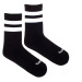 Ponožky Šport pásik čierne