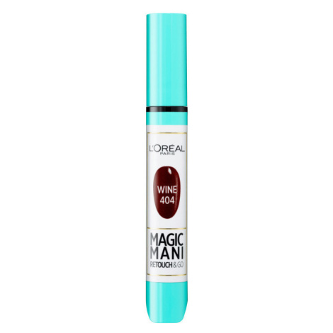 L'oréal  Felt Nail Polish Magic Mani Touch-ups   Go - 404 Wine  Laky na nechty Červená