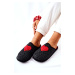 Household slippers Panto Fino II267009 Black-Red