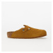 Tenisky Birkenstock Boston Suede Embossed Corduroy Cork Brown