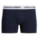 Jack & Jones Junior Nohavičky  námornícka modrá / sivá melírovaná / kaki / čierna