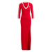 ADIDAS ORIGINALS Šaty 'Adicolor Classics'  červená / biela