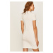 Šaty Lacoste EF5473-001, biela farba, mini, rovné