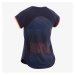 Dievčenské tričko s500 na cvičenie námornícke modré