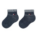Tommy Hilfiger Súprava 2 párov vysokých detských ponožiek 701222673 Tmavomodrá