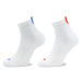 Puma Súprava 2 párov kotníkových ponožiek dámskych Women Heart Short Sock 2P 938020 Biela