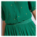 Blancheporte Krátka sukňa so zlatou potlačou zelená/zlatá