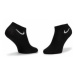 Nike Súprava 3 párov kotníkových ponožiek unisex SX7677 010 Čierna