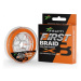 Intech first splietaná šnúra braided line braid x8 orange 150 m - 0,26 mm 16,33 kg