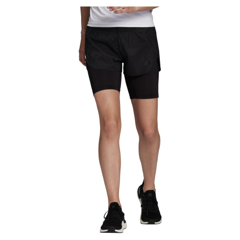 adidas Run Fast 2in1 Shorts Black Women's Shorts