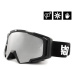 HORSEFEATHERS MTB okuliare Patriot - black/mirror silver BLACK