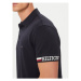 Tommy Hilfiger Polokošeľa Monotype Flag MW0MW33585 Tmavomodrá Slim Fit