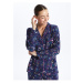 LC Waikiki Shirt Collar Floral Long Sleeve Women's Pajama Set