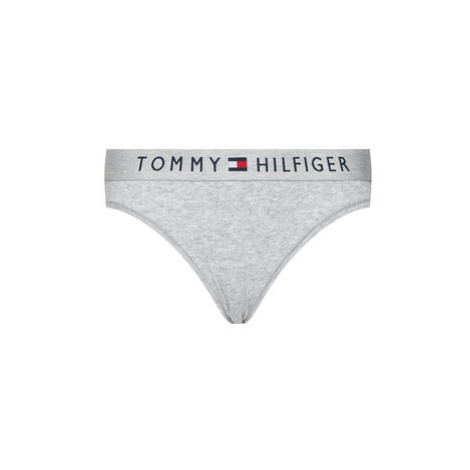 Tommy Hilfiger Klasické nohavičky Bikini UW0UW01566 Sivá