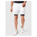 Superdry Športové nohavice  biela / čierna