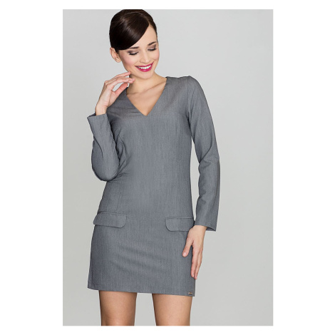 Lenitif Woman's Dress K373 Grey