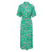Y.A.S Košeľové šaty 'LEFIRA'  krémová / zelená