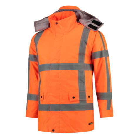 Pracovná bunda RWS Parka unisex fluorescenčná oranžová