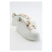 LuviShoes Ater biele dámske športové topánky