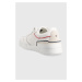 Kožené tenisky Tommy Hilfiger Low Cut Basket biela farba,