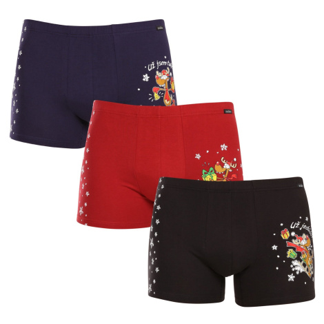 3PACK Men's Boxers Andrie Multicolor