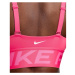 Dámska tréningová športová podprsenka NIKE PRO W NIKE PRO INDY PLUNGE BRA BOLD-629 ASTER PINK PI