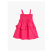 Koton Frilled Dress with Straps Gippe Detailed