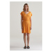 ŠATY GANT LINEN BLEND DRESS MEDAL YELLOW