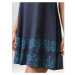 Loap Absinalka Dámske šaty CLW2255 Modrá