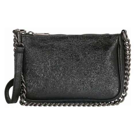 Čierna lakovaná luxusná crossbody kabelka „Majesty“