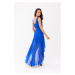 Večerné šaty SUK0294 kráľovsky modré- Roco Fashion