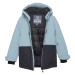 Dievčenská lyžiarska bunda COLOR KIDS Jr. Ski Jacket - Colorblock, stone blue