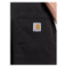 Carhartt WIP Bavlnené šortky Lawton I026518 Čierna Regular Fit