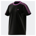 Dámske tričko na fitness čierno-fialové