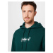 LEVI'S ® Mikina 'Relaxed Graphic Hoodie'  zelená / biela