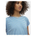 Bielo-modré dámske pruhované tričko Vero Moda Ava