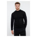 Trendyol Black Slim Fit Slim Cut Half Turtleneck Raglan Sleeve Basic Knitwear Sweater