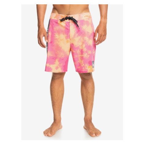 Yellow-Pink Men's Patterned Swimwear Quiksilver - Men