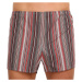 Classic men's shorts Foltýn red with stripes oversize