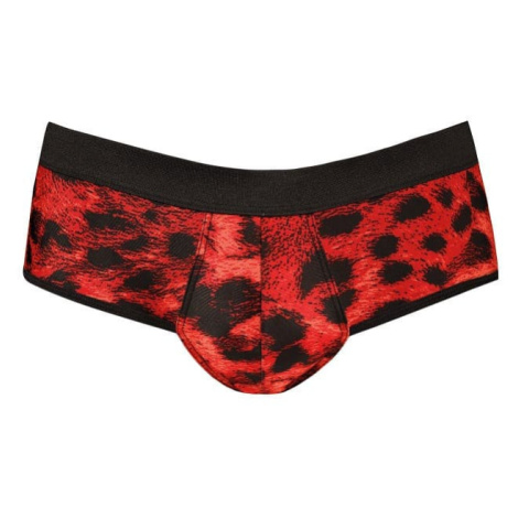 Pánské slipy otevřené Savage model 15880113 Bikini červená XXXL - Anais