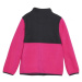 Dievčenská flisová mikina so zipsom COLOR KIDS Fleece Jacket - Colorblock, fuchsia purple