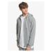 Quiksilver mikina Essentials Zip Terry light grey