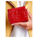 Dámska červená peňaženka za zips