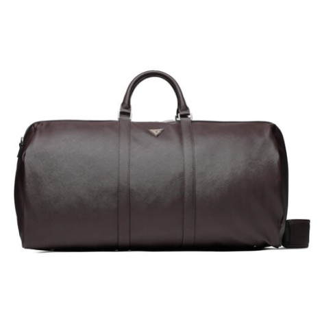 Guess Cestovná taška Certosa Saffiano Smart Travel TMECSA P3236 Bordová