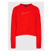 Nike Mikina Get Fit CU5506 Červená Oversize