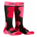 Dětské ponožky X-Bionic Ski Junior 4.0 Anthracite Melange/Fluo Pink