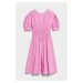 Šaty Karl Lagerfeld Cotton Dress Ružová
