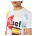 Tričko Diesel T-Diegie T-Shirt Biela