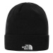 Čiapka The North Face Norm Shallow Beanie Farba: čierna