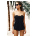 Trendyol Black Tankini Bikini Top